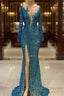 Memaid Long Prom Dress Sexy Evening Gown
