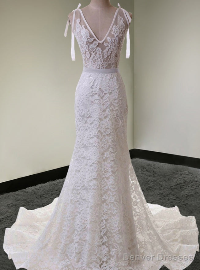 Mermaid Dress Lace Light Gauze Backless Wedding Gown Main image
