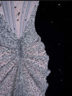 Mermaid Gowne??? Off The Shoulder Tulle Sequins Long Prom Dress For Formal Events &Quinceanera