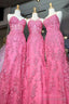 Mermaid Hot Lace Long Prom Dress, Long Hot Formal Graduation Evening Dress