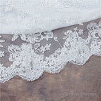 Mermaid Lace Sleeveless V-Neck Chapel Train Wedding Gowns