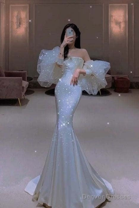 Mermaid Long Prom Dress Charming Evening Dress Birthday Outfits Secondary image