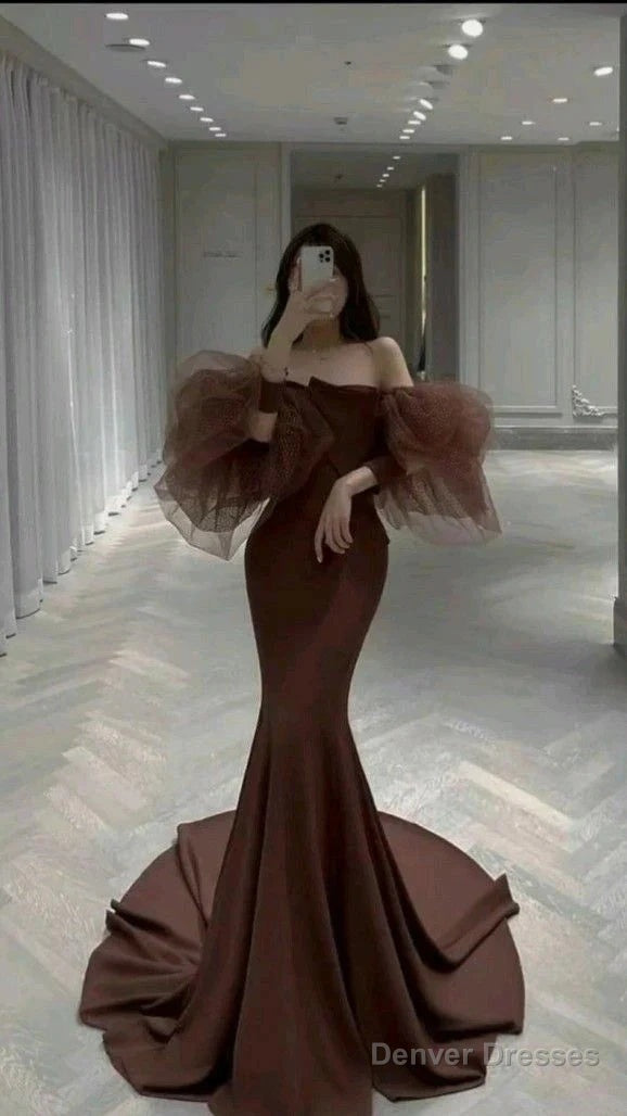 Mermaid Prom Dress Satin Prom Dresses Prom Dresses Main image