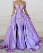 Mermaid Prom Dress Long V Neck Evening Gown Beaded
