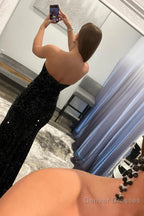 Mermaid Royal Blue Sequin Prom Dress