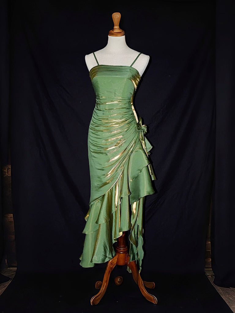 Mermaid Tea Length Vintage Fairy Style Prom Party Dress Secondary image