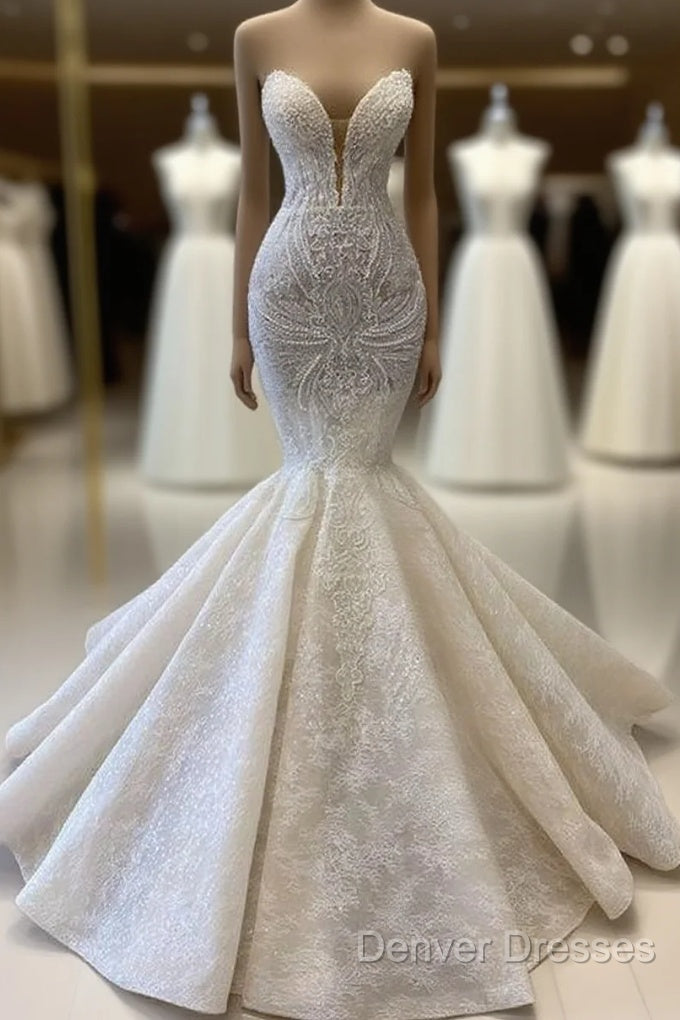 Mermaid Wedding Dress Fashion New Prom Dress Main image