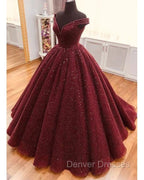 Mexican Quinceanera Dress Ball Gown Sequin Off Shoulder