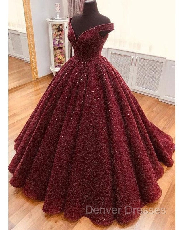 Mexican Quinceanera Dress Ball Gown Sequin Off Shoulder