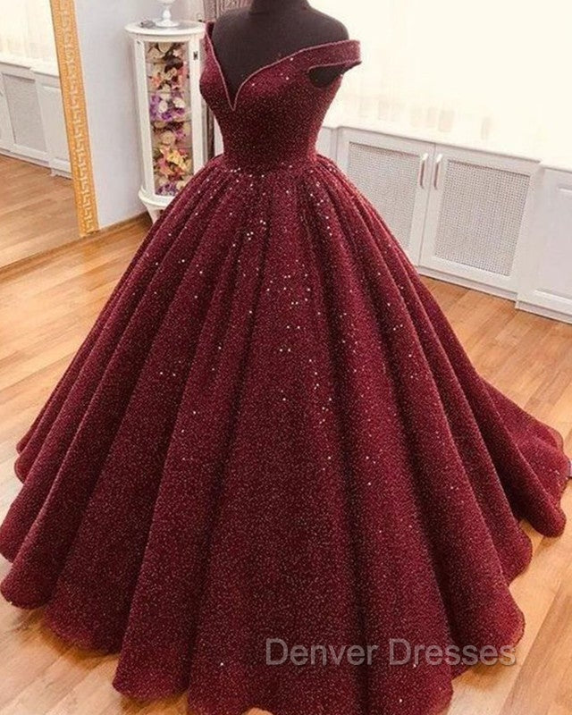 Mexican Quinceanera Dress Ball Gown Sequin Off Shoulder