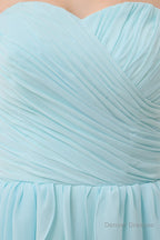 Mint Green Pleated Lace Short Homecoming Dresses