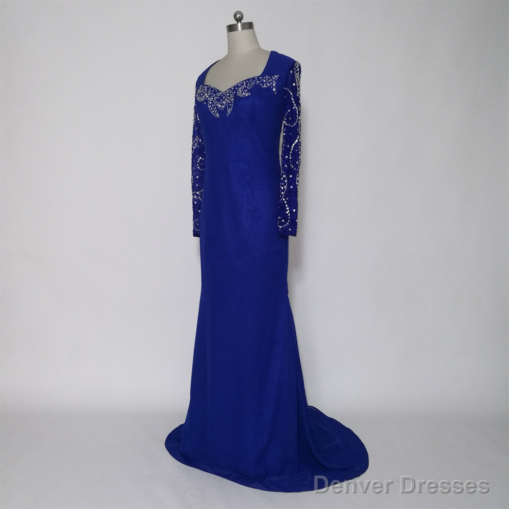 Modern Long Sleeves Formal Dresses Mother of the Bride Dresses Main image