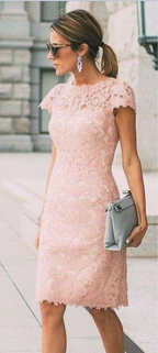 Mother Of The Bride Dress Knee Length Dress