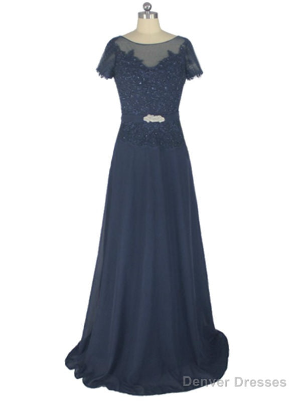 Mother Of The Bride Dresses with Short Sleeve A Line Cap Sleeves Main image