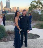 Navy Blue Mermaid Tulle And Sequins Long Formal Prom Dress With V Neckline And Lace Up Back