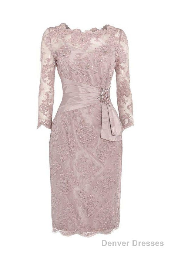 New Arrival Sheath Mothers Dresses With Lace Blink Sequins Elegant Mother Of The Bride Dress Long Sleeve Evening Gowns Prom Dress