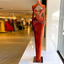 New Elegant Formal Prom Dress Beading Sequined Hight Neck Long Sleeve Pleat Tight Evening Dress For Ladies Robes De Soir¨¦E