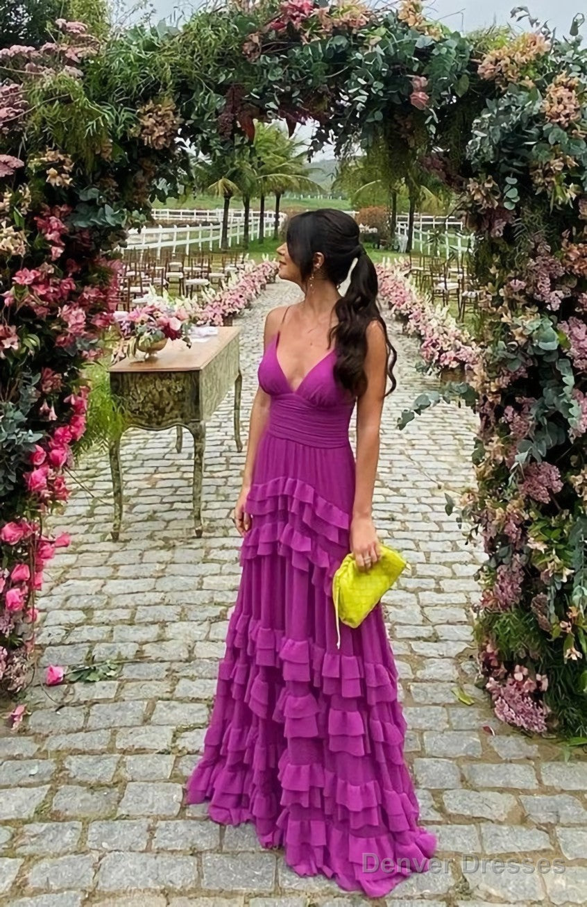 New Purple Prom Dress, Graduation Party Dresses, Prom Dresses For Teens Main image