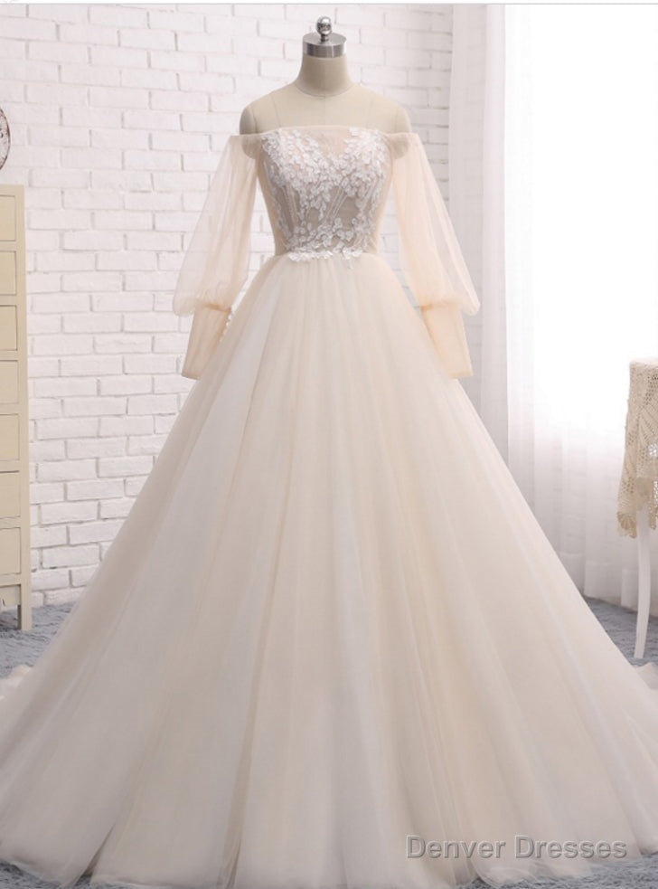 Off Shoulder Bridal Dress Applique Bridal Dress High Quality Wedding Dress Main image