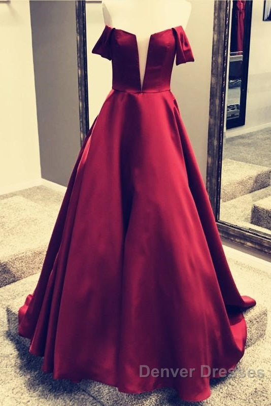 Off Shoulder Floor Length Ballgowns Prom Dress