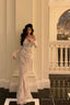 Off The Shoulder Lace Mermaid Long Prom Dresses