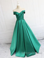 Off the Shoulder Long Prom Dress, Off Shoulder Formal Evening Dress