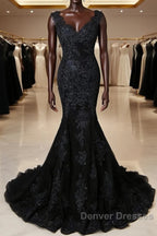 Off-The-Shoulder Long Wedding Dress With Applique