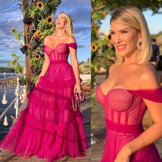 Off The Shoulder Prom Dress, Evening Dress, Formal Dress Secondary image