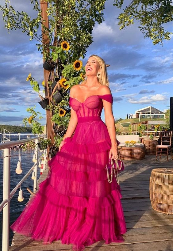Off The Shoulder Prom Dress, Evening Dress, Formal Dress Main image
