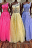 One Shoulder Lace Long Prom Dress, Lace Formal Evening Dress