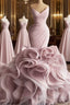 Organza Mermaid Wedding Dress Prom Evening Gown