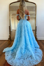 Pink Corset Off the Shoulder Long Prom Dress with Ruffles