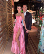 Pink Prom Dress Women Sexy Dress Elegant Party Dress