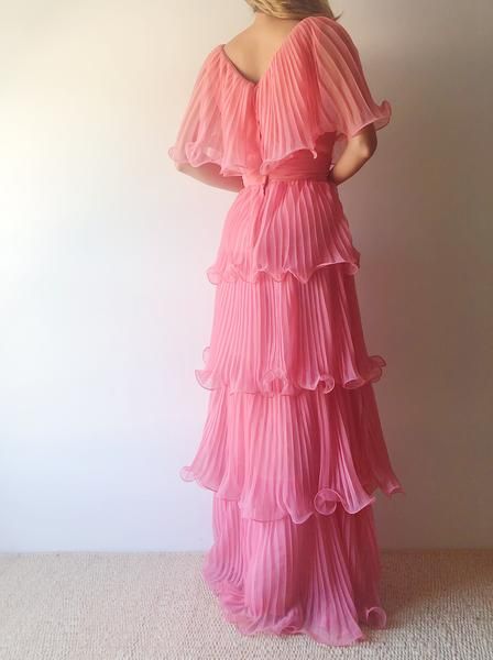 Pink Prom Dress Women Sexy Dress Elegant Party Dress