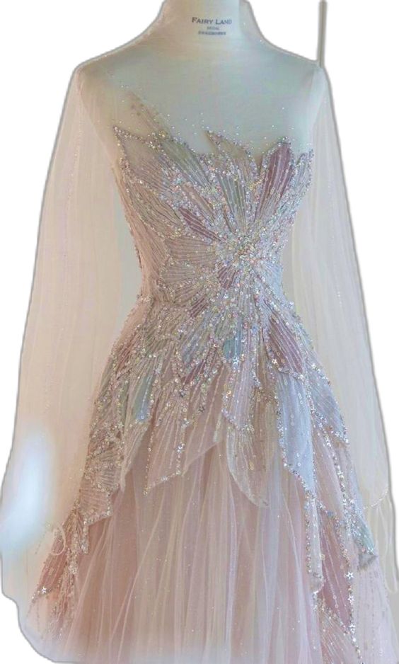 Pink StraplessTulle Ball Gown Beaded Shiny Prom Dress Pink Sweet 16 Dress