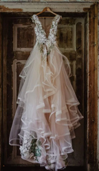 Popular Formal A Line Tulle Bridal Gown Long Prom Dress