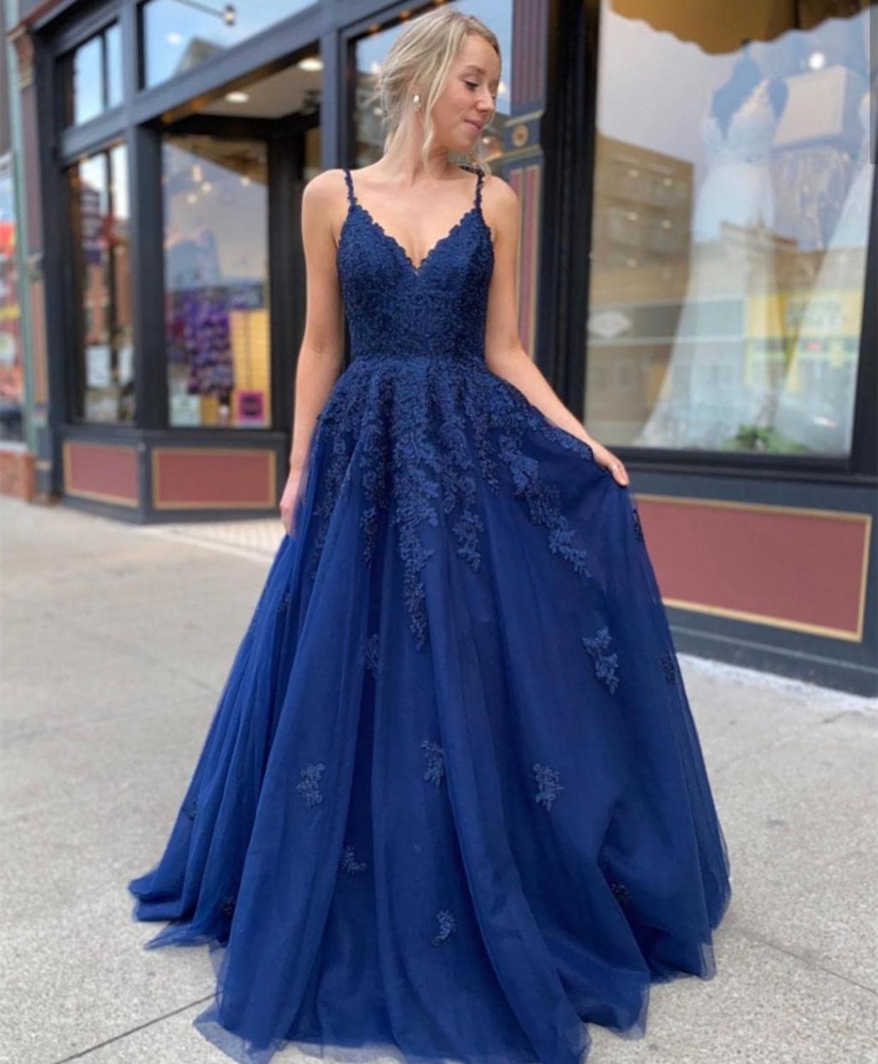 Popular Long Prom Dress, Stylish Lace Prom Dress,Modest New Prom Dress Main image