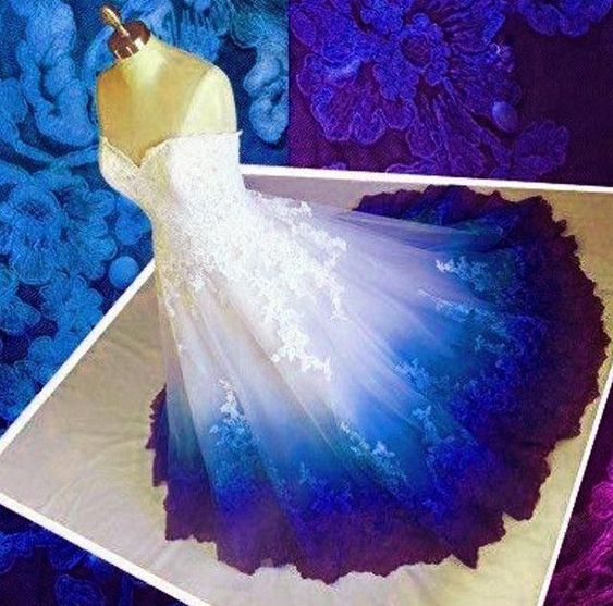Popular Prom Dress,Colored Prom Dress, Sweetheart Appliques Prom Dress,Modern Wedding Dress Main image
