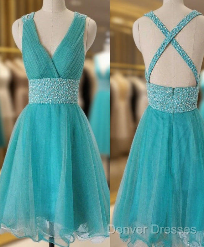 Popular Simple Cross Unique Elegant Casual For Teens Homecoming Dress Main image