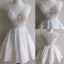 popular white lace see through gorgeous freshman cute homecoming prom gowns dress