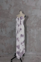 Pretty A Line Halter Floral Chiffon Long Prom Dress Birthday Dress For Women