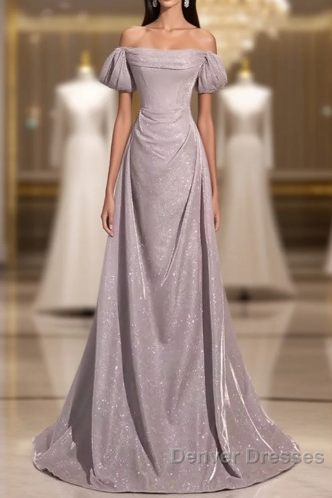 Pretty A Line Square Neckline Sleeveless Long Evening Party Dress Pink Prom Dress