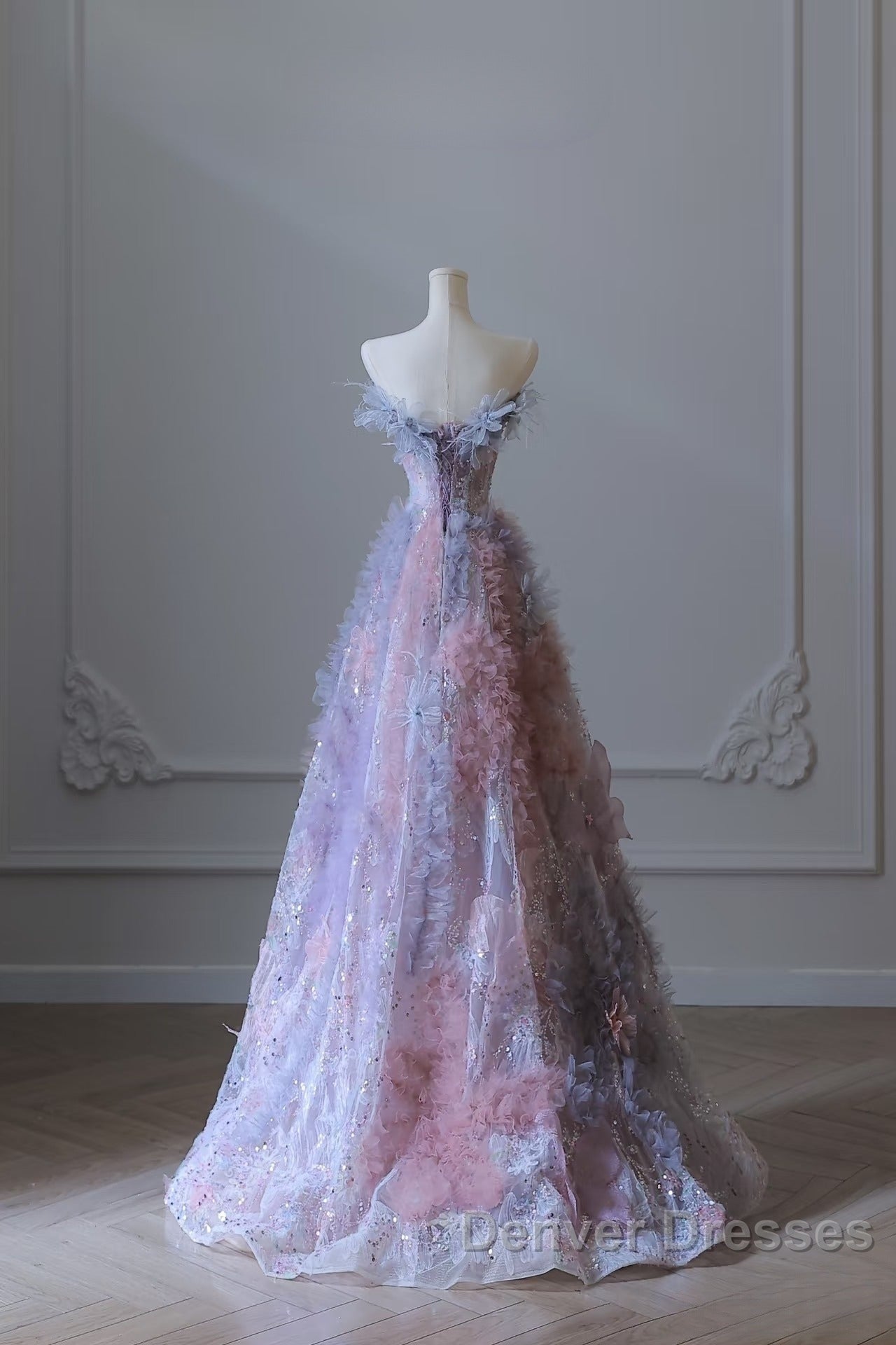 Pretty A Line Sweetheart Tulle Long Prom Dress Evening Gowns