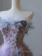 Pretty A Line Sweetheart Tulle Long Prom Dress Evening Gowns