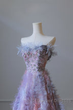 Pretty A Line Sweetheart Tulle Long Prom Dress Evening Gowns