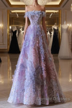 Pretty A Line Sweetheart Tulle Long Prom Dress Evening Gowns