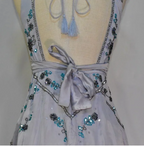 Pretty A Line V Neck Gray Chiffon Formal 8Th Grade Homecoming Dress Summer Middle School Hoco Dress 18Th Birthday Outfits