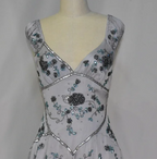 Pretty A Line V Neck Gray Chiffon Formal 8Th Grade Homecoming Dress Summer Middle School Hoco Dress 18Th Birthday Outfits