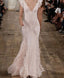 Pretty Mermaid V Neckline Long Chiffon Prom Dress Evening Dress