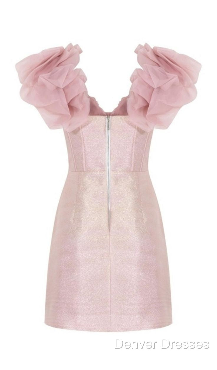 Pretty Pink Sweetheart Homecoming Dress